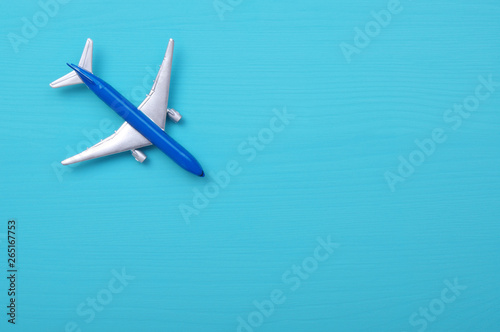 Model plane. Travel concept