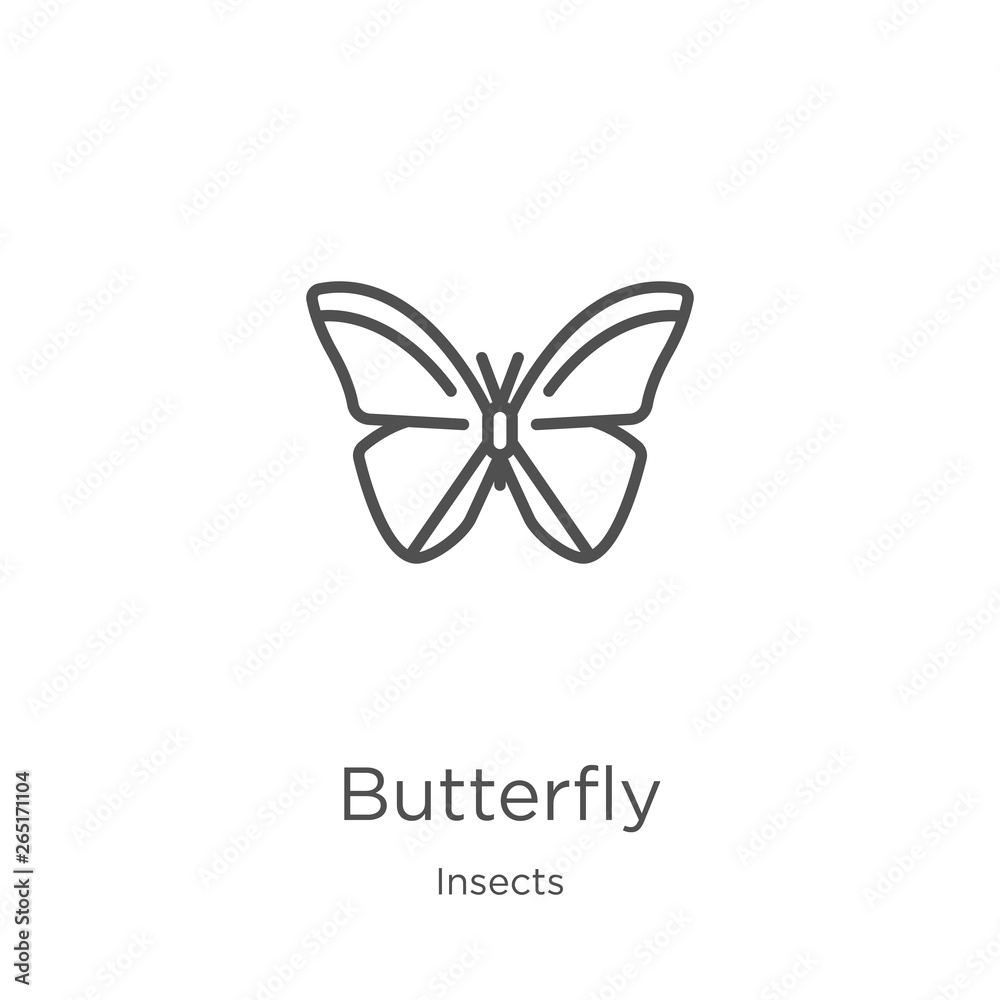 butterfly catcher thin line icon. catcher, fishnet linear icons from  activity and hobbies concept isolated outline sign. Vector illustration  symbol element for web design and apps. 25479507 Vector Art at Vecteezy