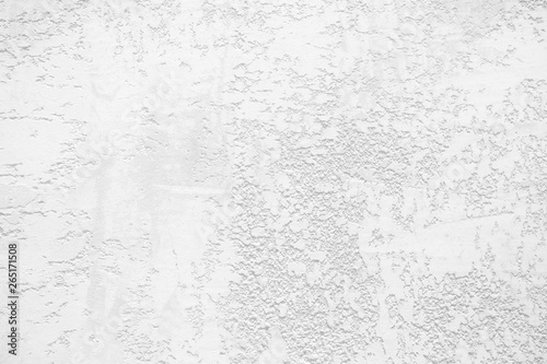 White Stucco Wall Texture Background.