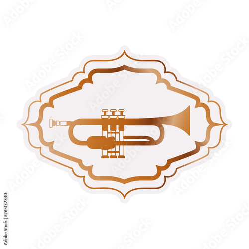 musical instrument trumpet icon