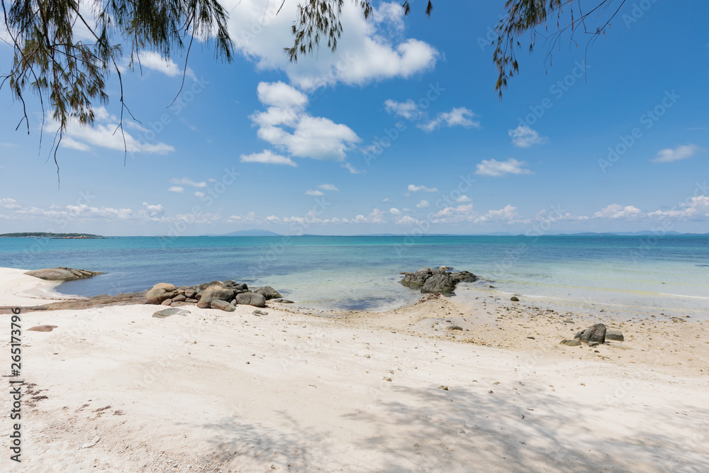 Beautiful paradise tropical island beach and Palm with blue sky in summer for relaxation and vacations in Thailand,Summer Vacations Concept Beautiful paradise tropical island beach and Palm with blue sky in summer for relaxation and vacations in Thailand,Summer Vacations Concept