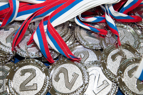 Second place silver medal