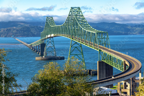 Beautiful Astoria Megler Bridge View photo