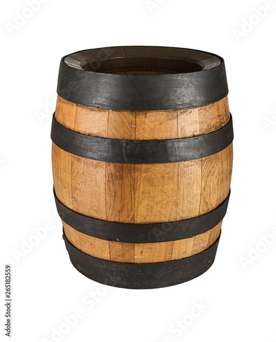 Wooden oak barrel (view and different angle in portfolio)