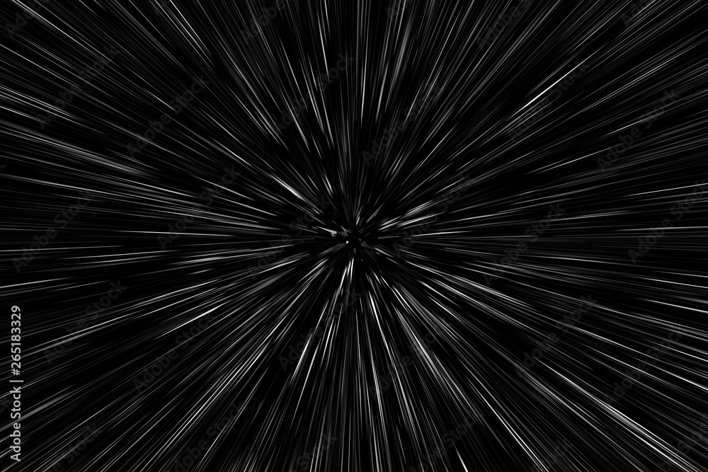 Bokeh white lines on black background, abstraction, abstract speed light motion blur texture, star particle or space traveling, black and white extrusion effect Bokeh white lines on black background, abstraction, abstract speed light motion blur texture, star particle or space traveling, black and white extrusion effect