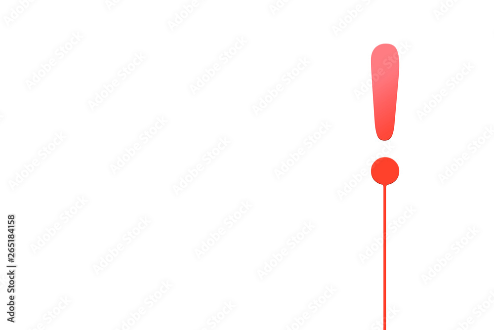 exclamation mark concept exclamation mark concept