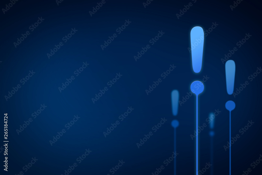 exclamation mark concept exclamation mark concept