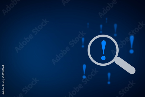 exclamation mark concept
