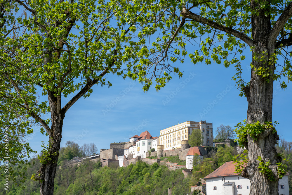 Die Veste Oberghaus in Passau in Bayern Die Veste Oberghaus in Passau in Bayern