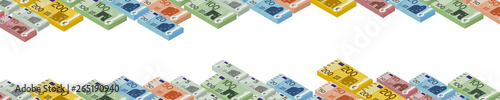 Euro Geldstapel Banner
