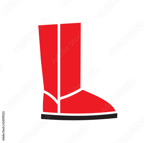 Shoe icon on background for graphic and web design. Simple vector sign. Internet concept symbol for website button or mobile app.