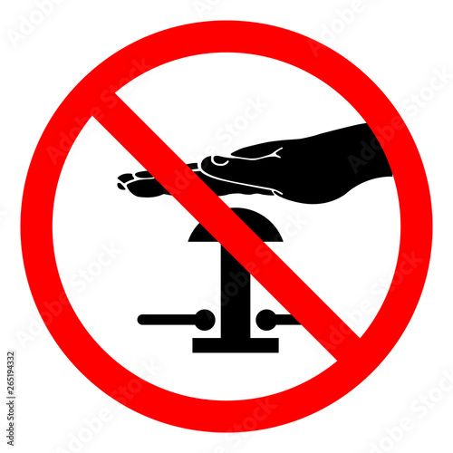 Do Not Switch On Symbol Sign, Vector Illustration, Isolate On White Background Icon. EPS10