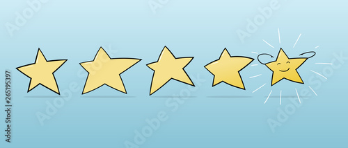 Fifth star asks to choose him: Rate highly