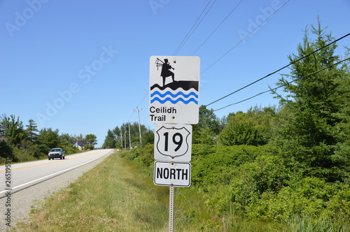 Ceilidh Trail, Cape Breton Island, Nova Scotia, Canada Fototapete