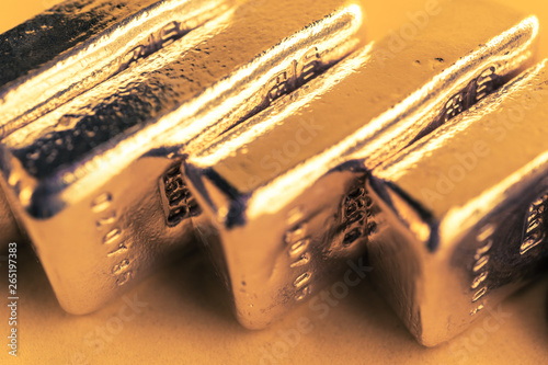 Slika na platnu Precious shiny gold bars