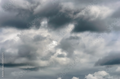 Fototapeta Naklejka Na Ścianę i Meble -  Ominous storm clouds filling the sky