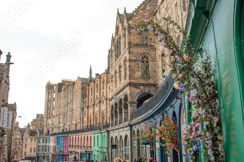Victoria Street in the Old Town Edinburgh Scotland