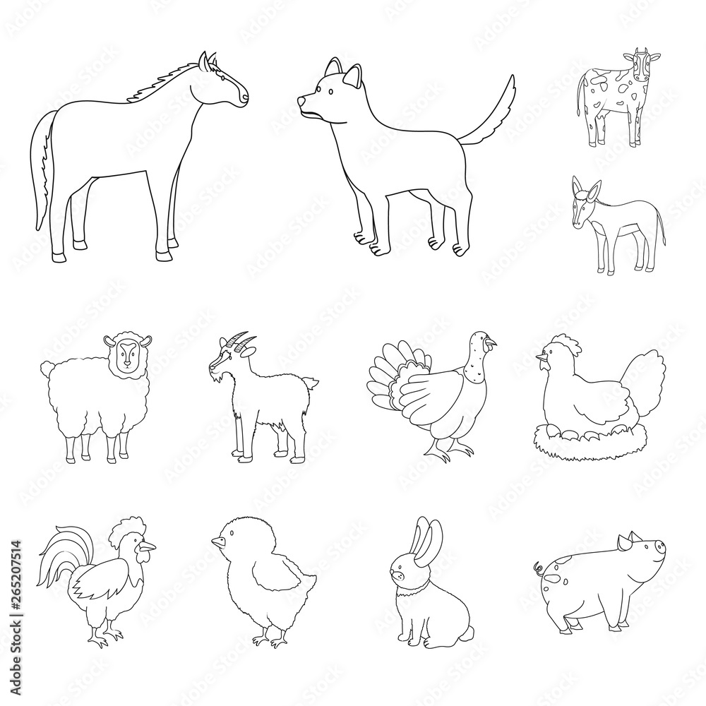 Isolated object of homemade and countryside sign. Collection of homemade and agriculture vector icon for stock. Isolated object of homemade and countryside sign. Collection of homemade and agriculture vector icon for stock.