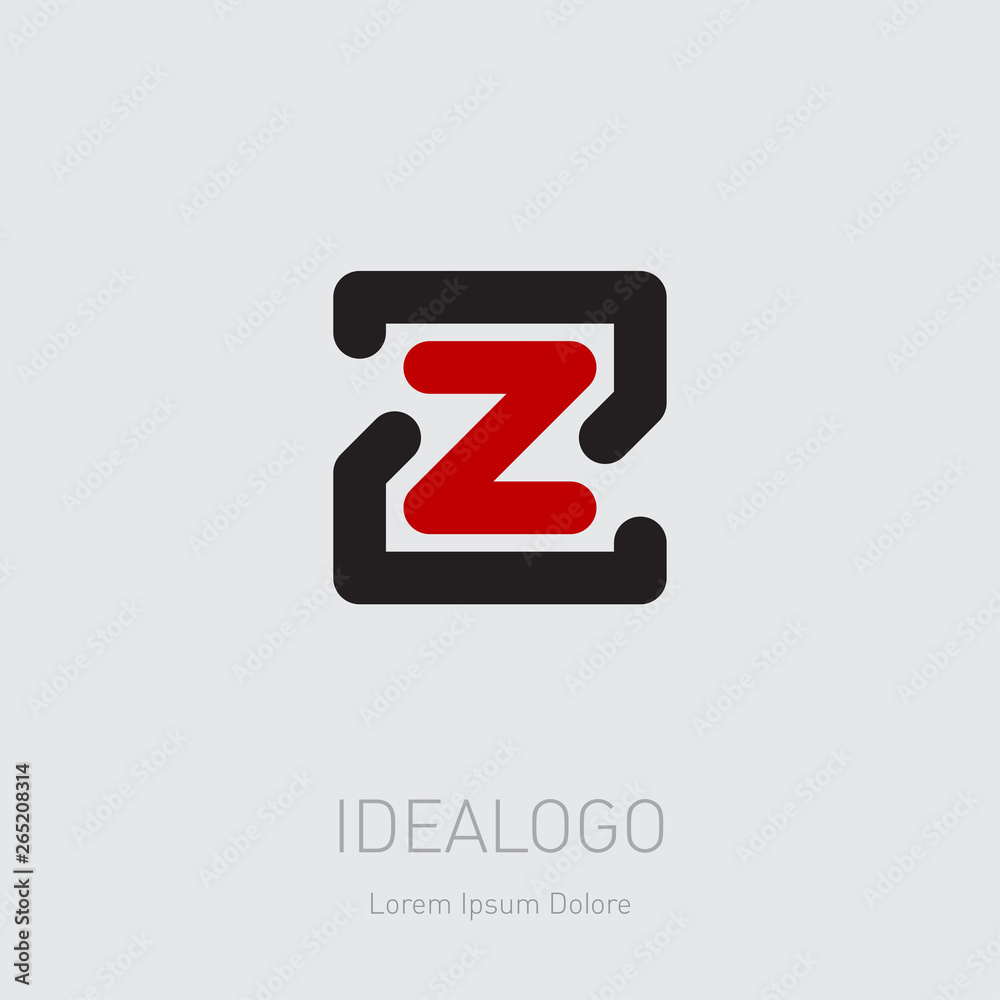 ZZ - Vector design element or icon. Initial monogram logotype. Z or 2 and Z logo. ZZ - Vector design element or icon. Initial monogram logotype. Z or 2 and Z logo.