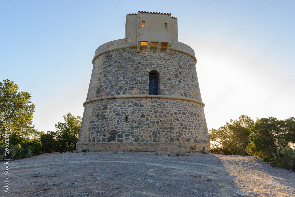 Tower of En Valls, Ibiza island, Spain