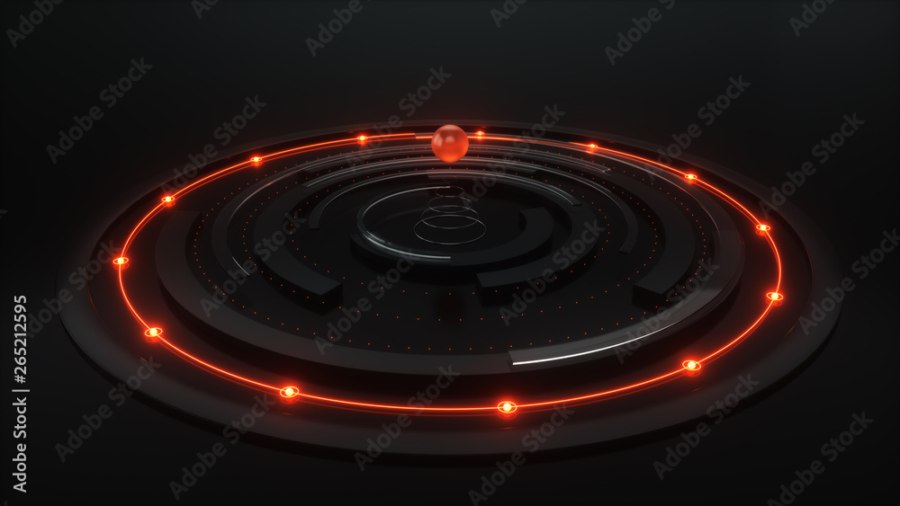 broadcast futuristic circles broadcast futuristic circles