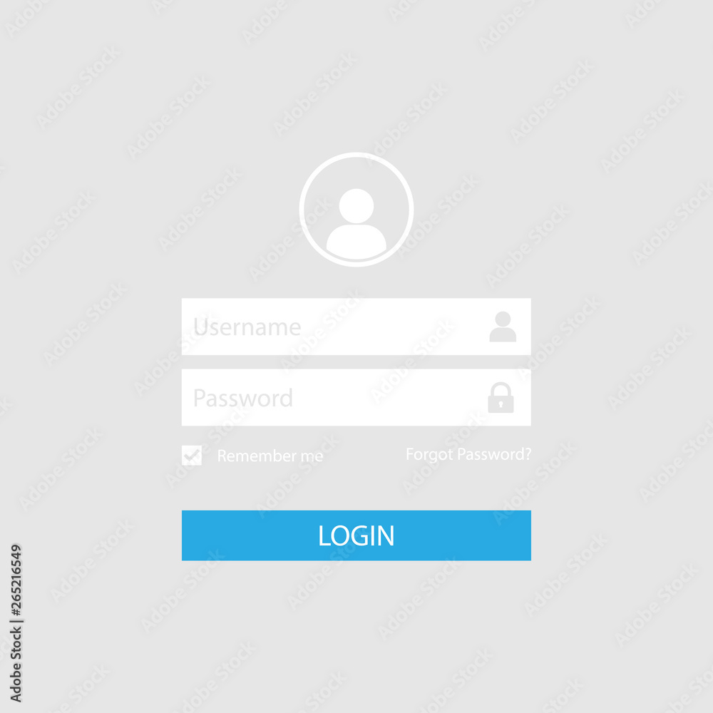 Fototapeta premium Login page background
