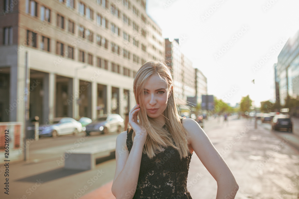 girl around the city time of her live