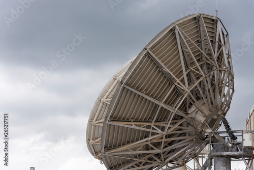 Radio antenna dishes of the radio telescope