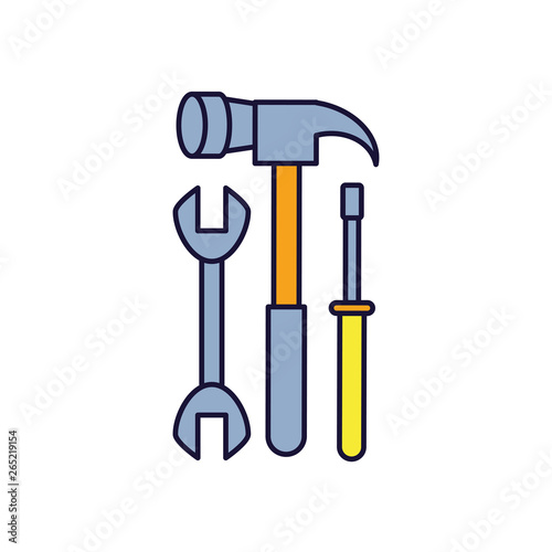 wrench with hammer and screwdriver