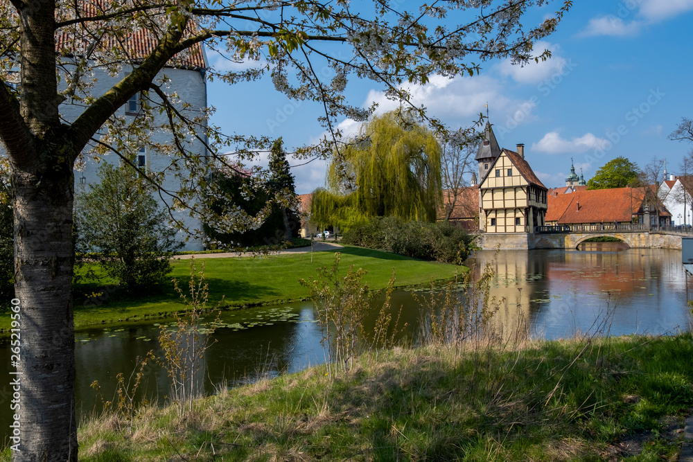 Fruehling am Schloss Burgsteinfurt Fruehling am Schloss Burgsteinfurt
