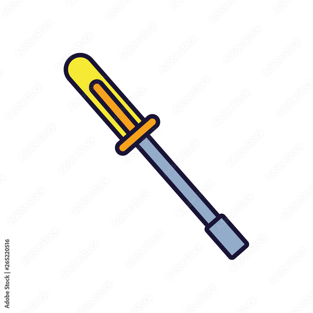 screwdriver tool isolated icon screwdriver tool isolated icon