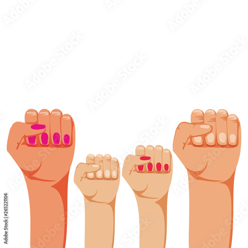 hands fist isolated icon