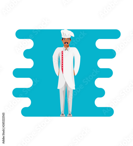 professional chef avatar character