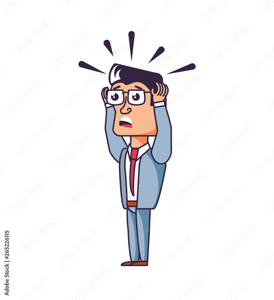 businessman elegant avatar character businessman elegant avatar character