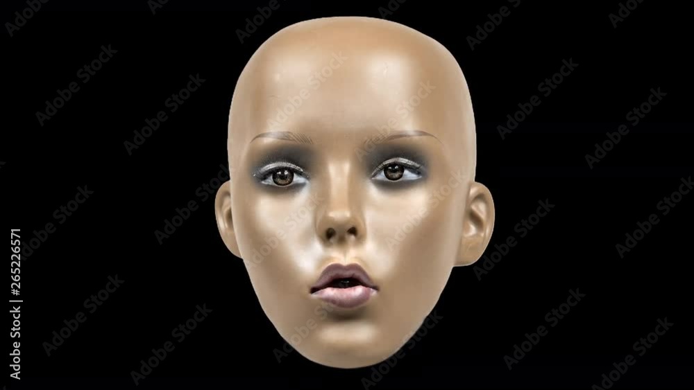 mannequin doll freaky head face glitch technology mannequin doll freaky head face glitch technology