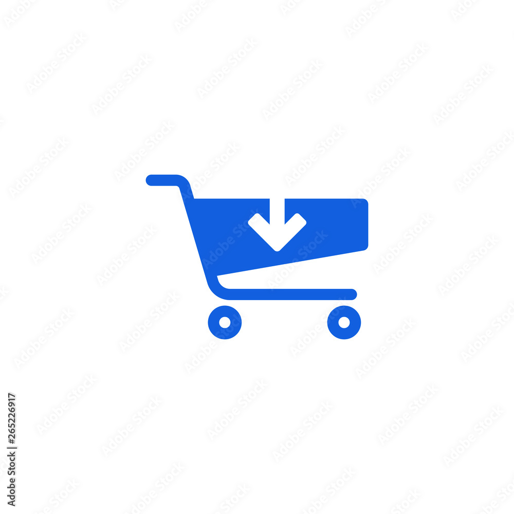 Unique Modern Shopping cart Icon Logo Design Template electronic commerce store shopping business internet company with high end look Unique Modern Shopping cart Icon Logo Design Template electronic commerce store shopping business internet company with high end look