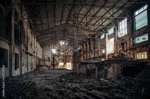 Abandoned and ruined sugar factory © Mulderphoto