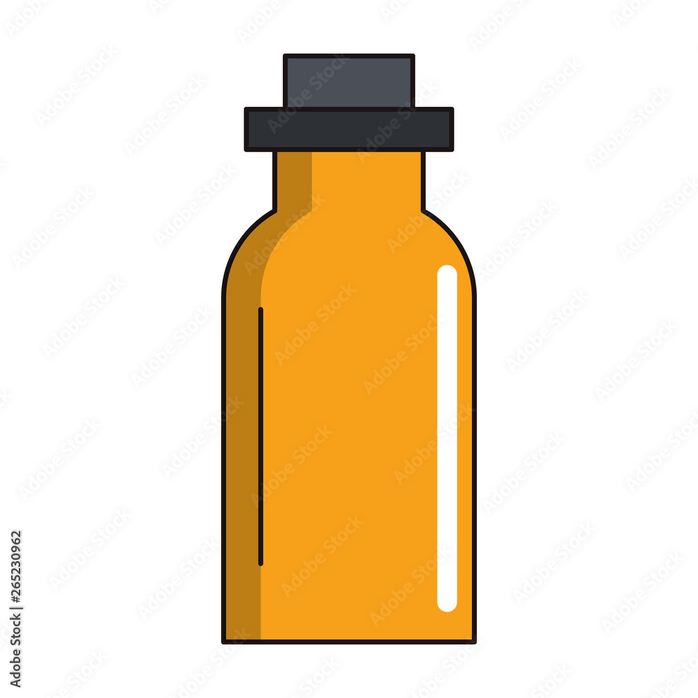 Thermo bottle cartoon isolated Thermo bottle cartoon isolated