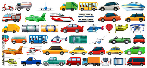 Set of transportation vehicle