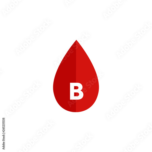 blood types vector icon