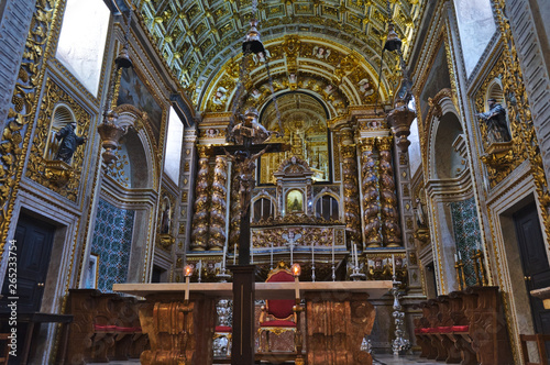 Church Altar in Nazare, Portugal