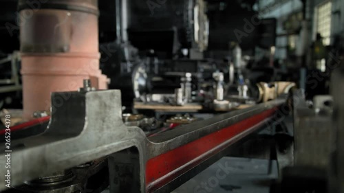 Wallpaper Mural Big massive steel components in a steam train workshop Torontodigital.ca