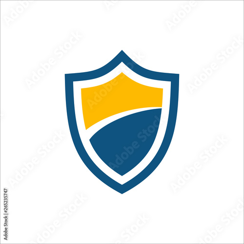 blue and orange shield icon vector graphic Free Download blue and orange shield icon vector graphic - GFXLoad