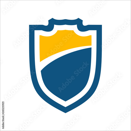 blue and orange shield icon vector graphic Free Download blue and orange shield icon vector graphic - GFXLoad