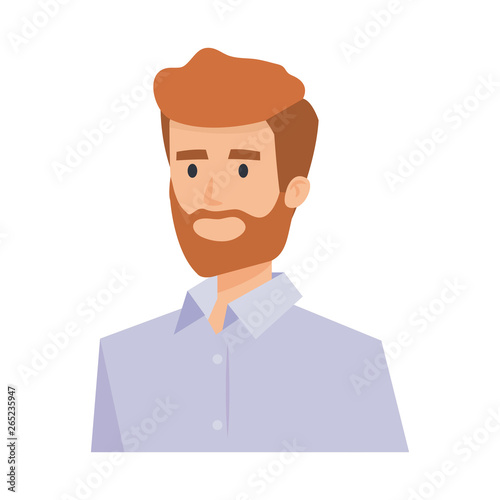 elegant businessman avatar character