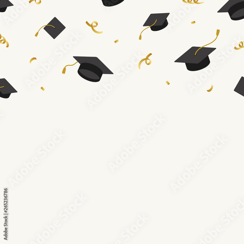 Graduation hats frame