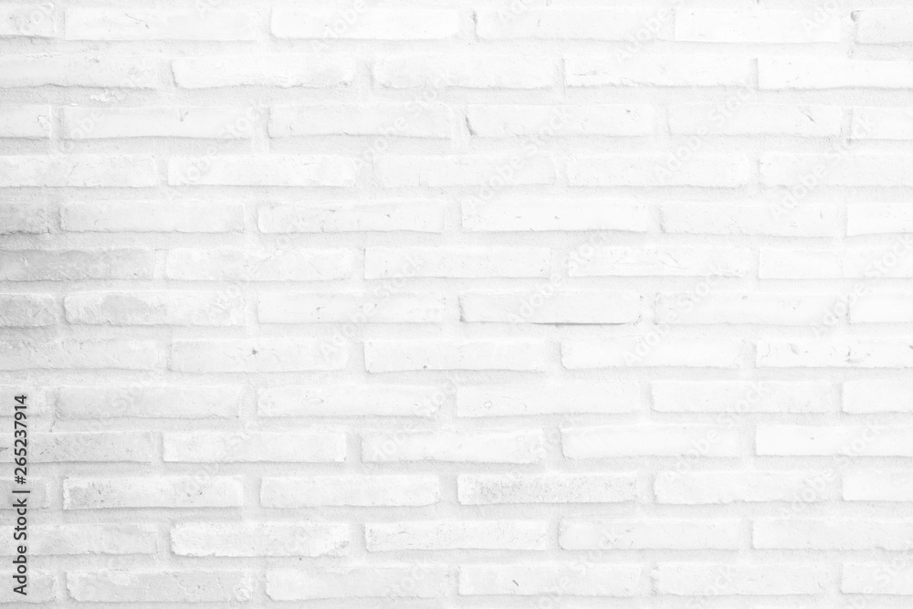Obraz premium Old White Brick Wall Texture Background.