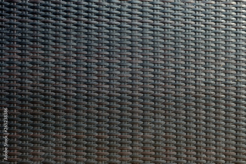 Plastic Weave Texture of Furniture Background.