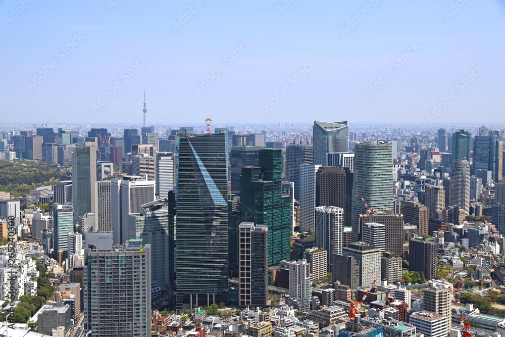 東京の都市風景 
