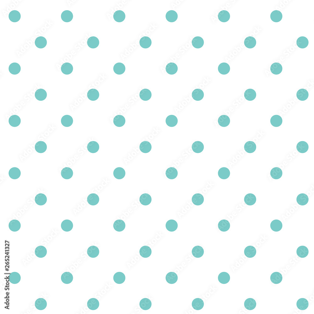 Polka dot pattern, vector seamless background. Geometrical ornament